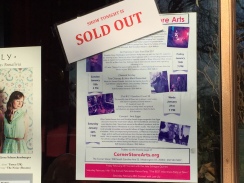 Sold Out Sign @ Corner Store Arts Center on Capitol Hill (Washington, DC)